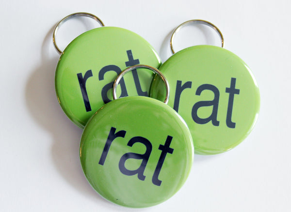 Rat Brat Keychain Bottle Opener