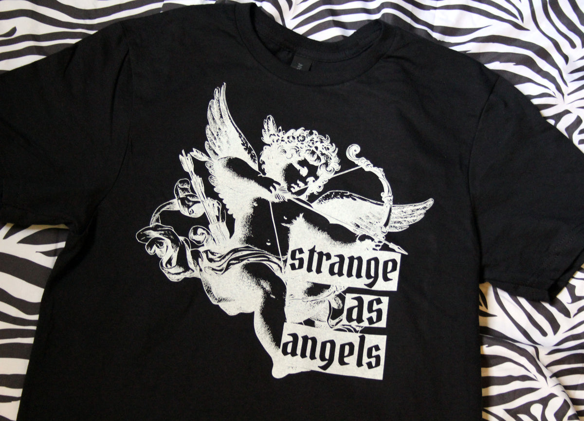Strange as Angels T-Shirt in Black – Midge Blitz