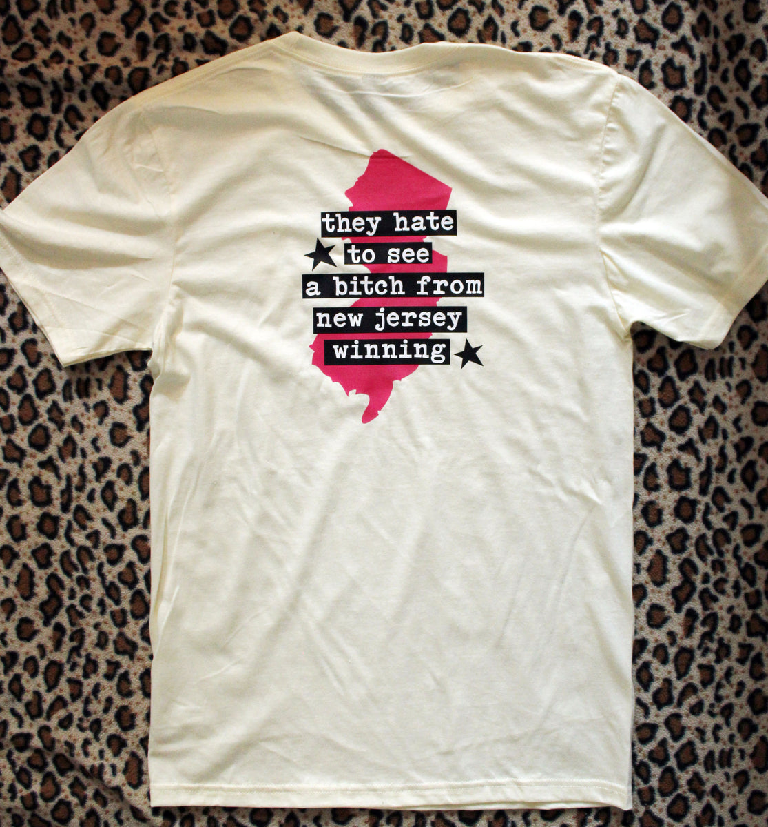 They Hate to See a Bitch from New Jersey Winning Unisex Tee