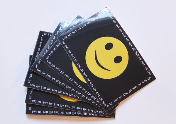 SALE F-Off Smiley Sticker