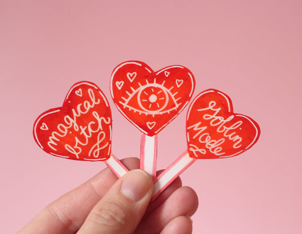 Limited Edition Heart Lolli Brooch | Batch 2