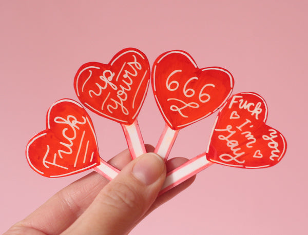 Limited Edition Heart Lolli Brooch | Batch 2