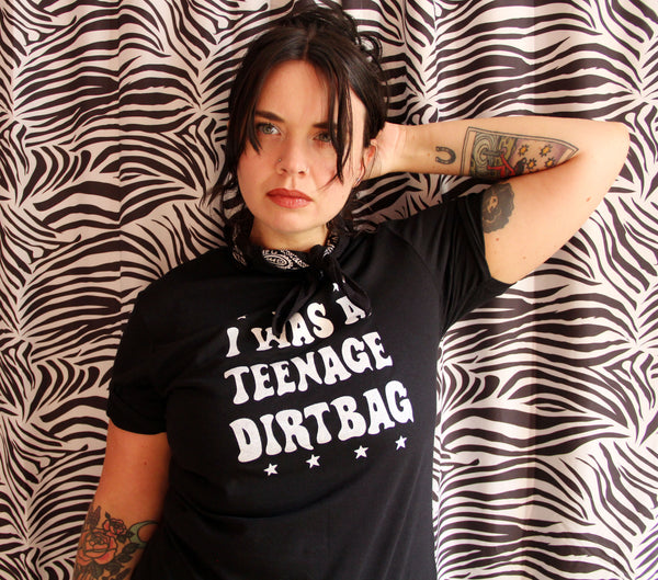 Teenage Dirtbag T-Shirt in Black