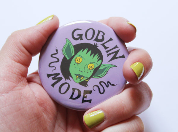 Goblin Mode Pocket Mirror