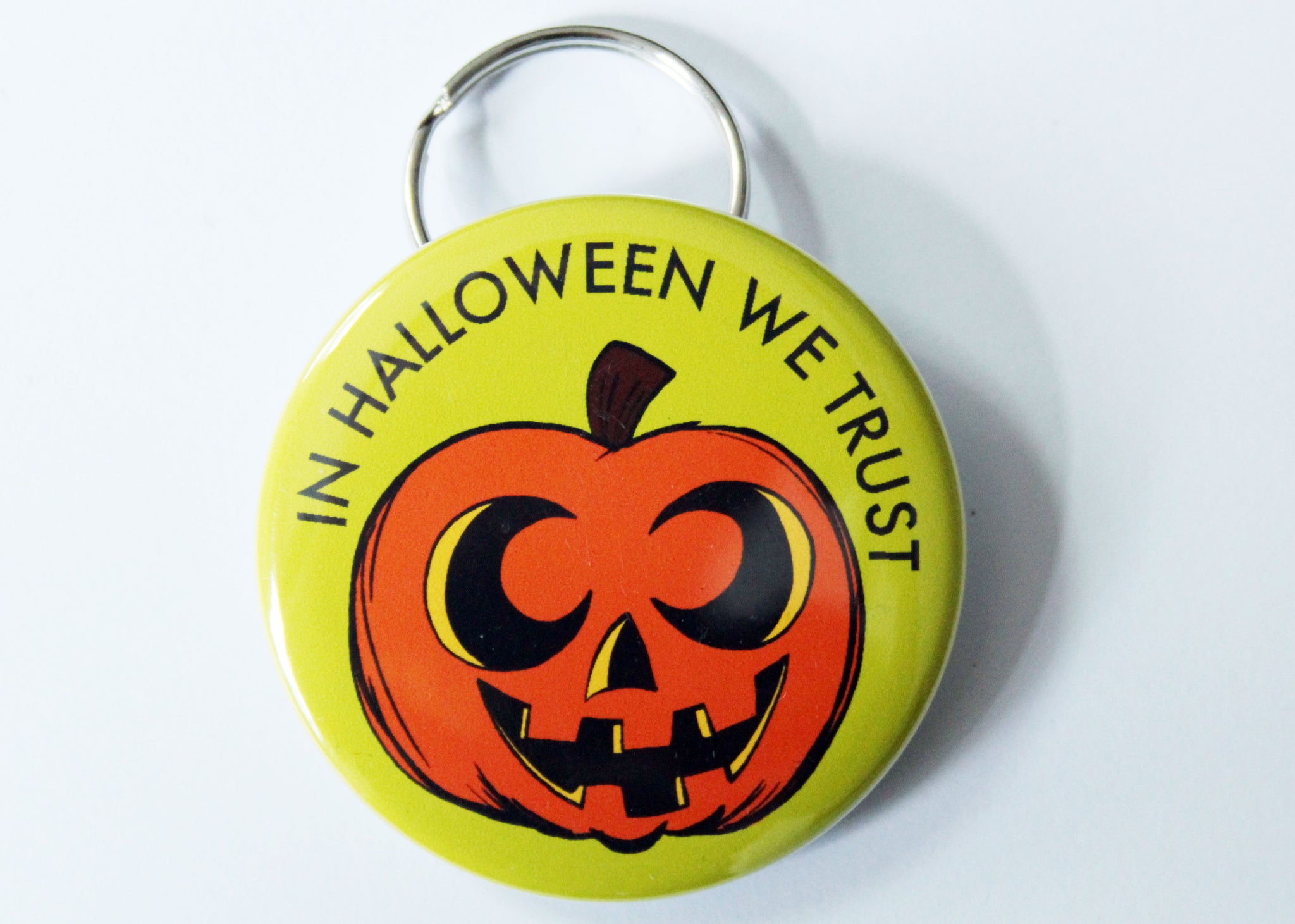 In Halloween We Trust Keychain Bottle Opener