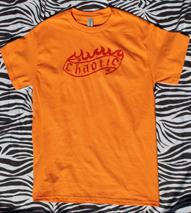 Chaotic Flame T-Shirt in Orange/Red