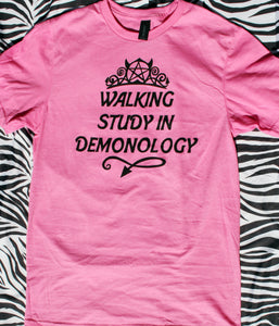Demonology T-Shirt in Pink