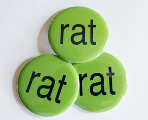 Rat Brat Jumbo 2.25 Button