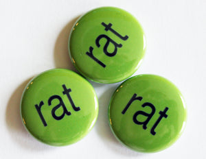 Rat Brat One Inch Button