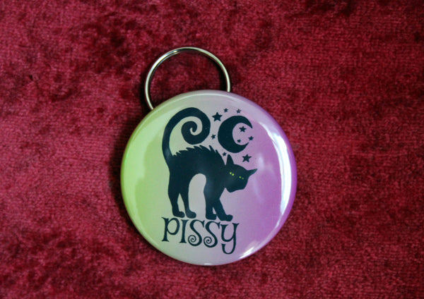 Pissy Cat KeyChain Bottle Opener / Choose Your Color