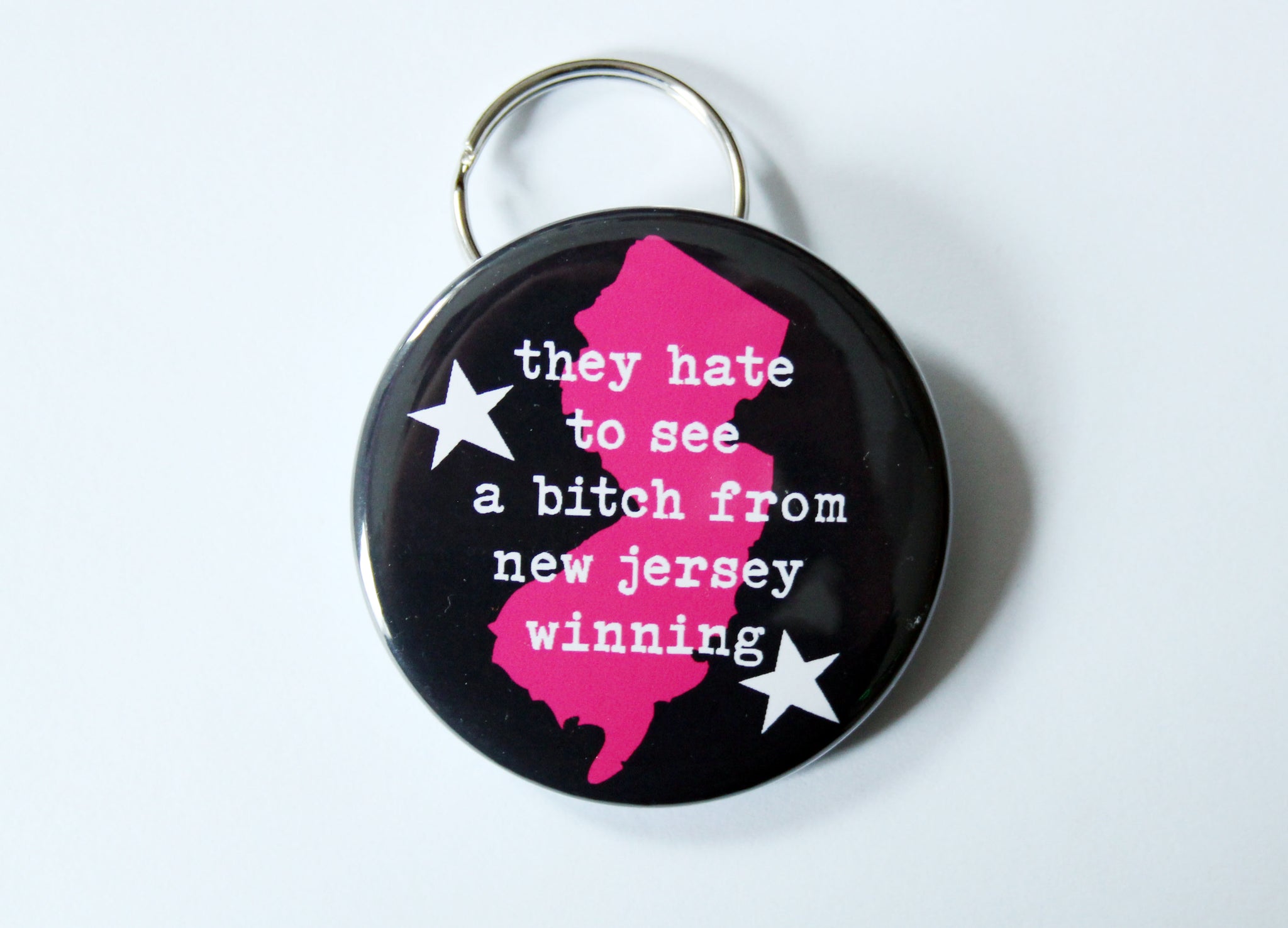 Bitch from New Jersey Keychain Bottle Opener