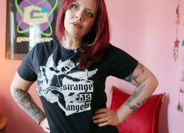 Strange as Angels T-Shirt in Black