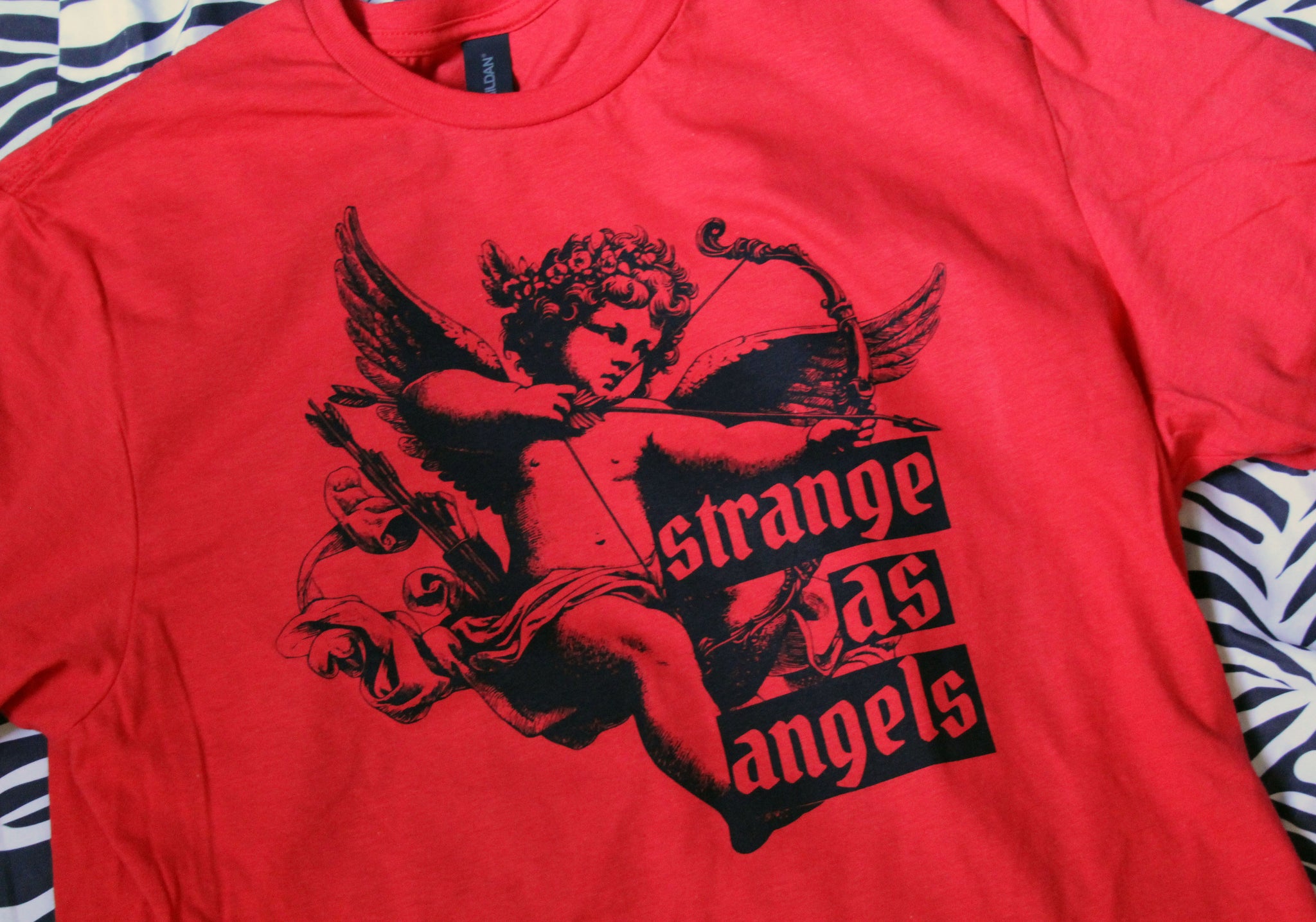 Strange as Angels T-Shirt in Red