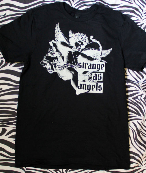 Strange as Angels T-Shirt in Black