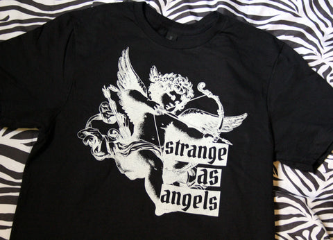 Strange as Angels T-Shirt in Black