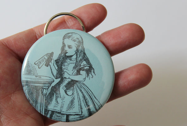 Alice "Drink Me" Keychain Bottle Opener