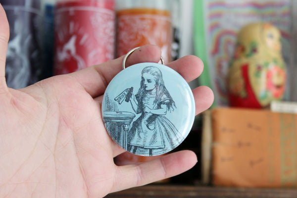 Alice "Drink Me" Keychain Bottle Opener