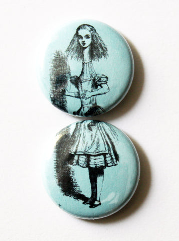 Tall Alice One Inch Button Set