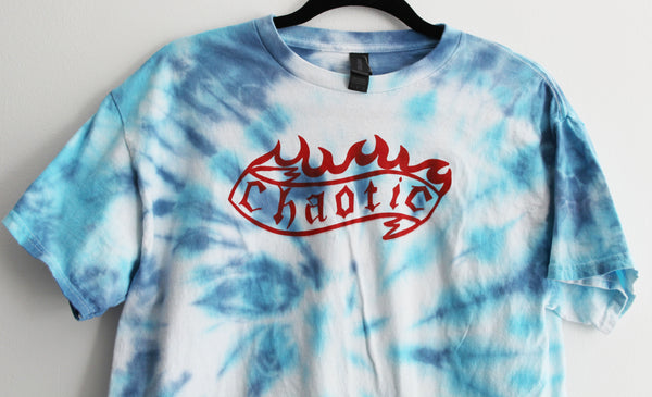 Chaotic Tie Dye Up-Cycled T-Shirt