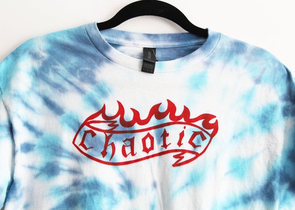 Chaotic Tie Dye Up-Cycled T-Shirt