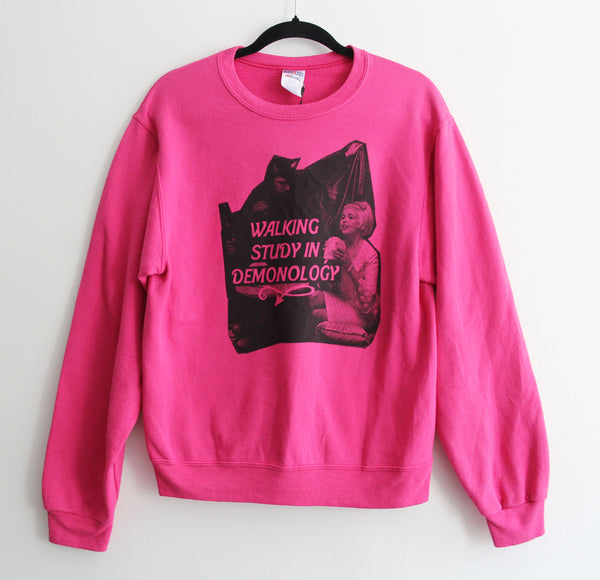 Jayne and Anton Demonology Up-Cycled Sweatshirt