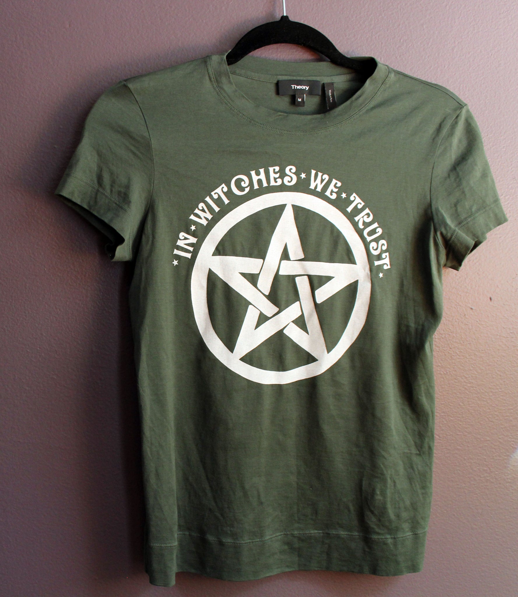 In Witches We Trust Up Cycled Tee