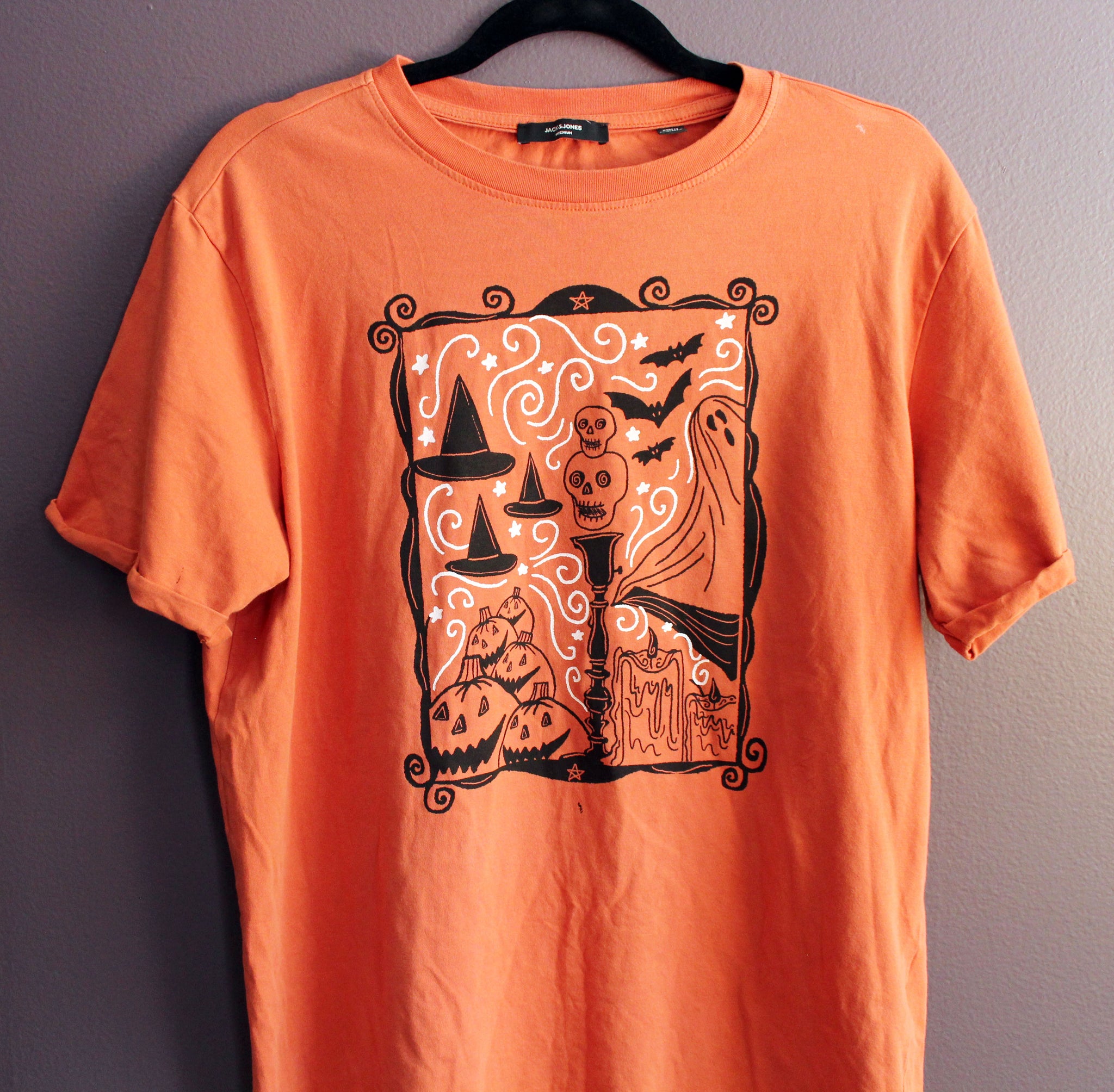 Halloween Vignette Up Cycled Tee