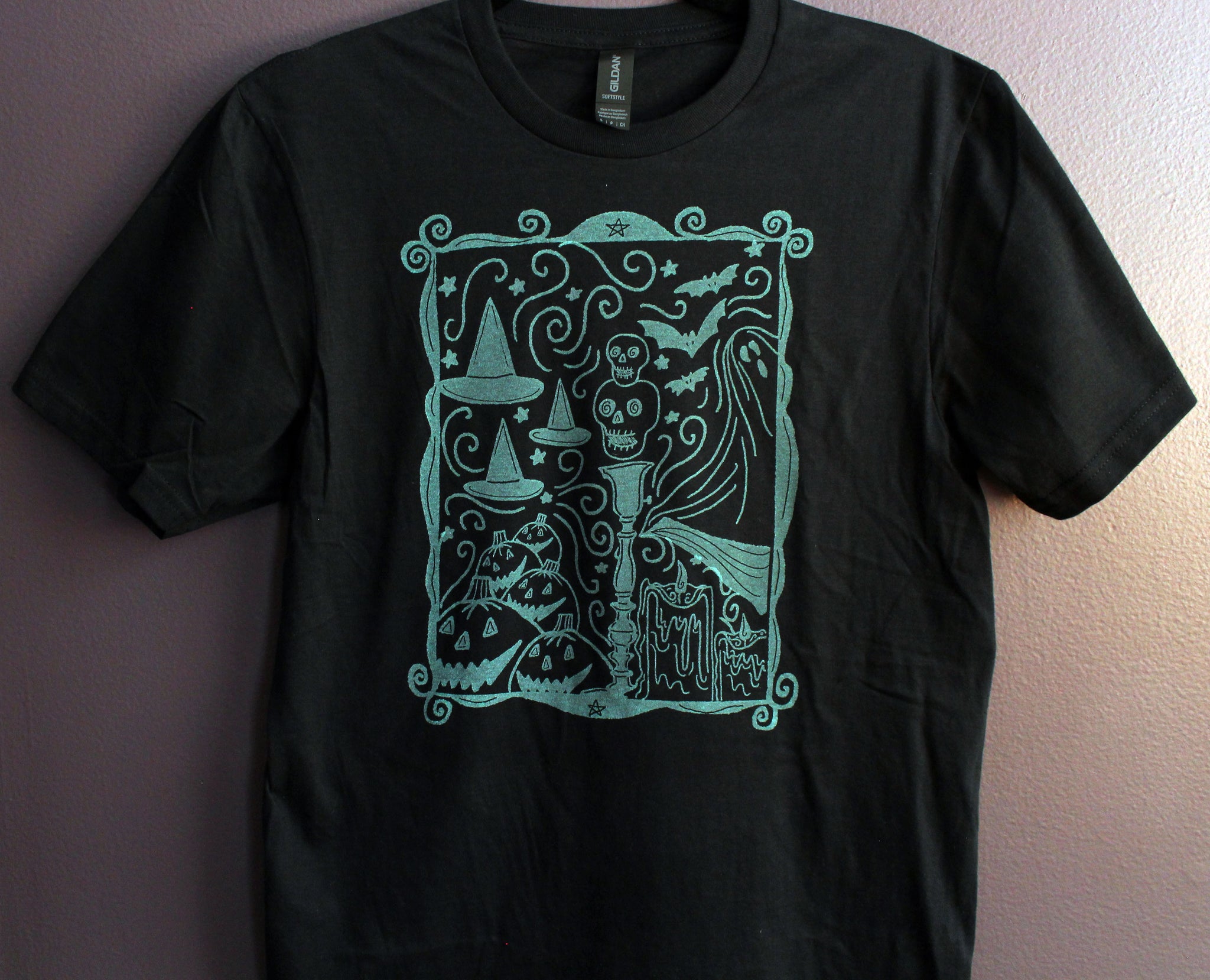 Halloween Vignette Glow in the Dark T-Shirt