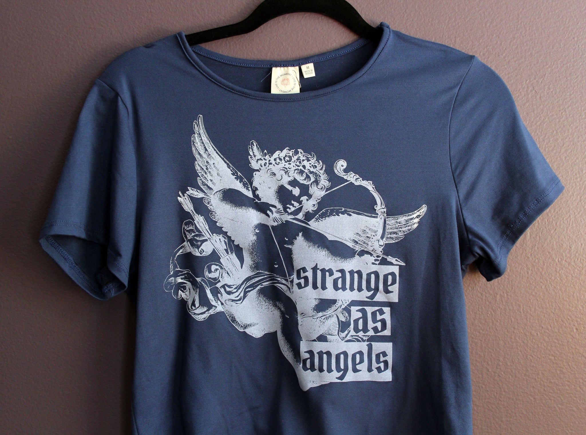 Strange as Angels Up Cycled Crop