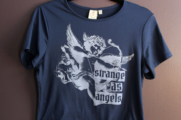 Strange as Angels Up Cycled Crop
