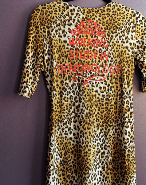Leopard Demonology Dress / One of a Kind