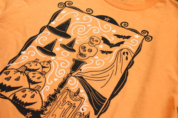 Halloween Vignette Limited Edition T-Shirt in Orange