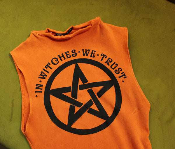 In Witches We Trust Up Cycled Tank