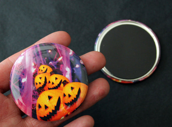 Halloween Nostalgia Magnet / Glowing Pumpkins