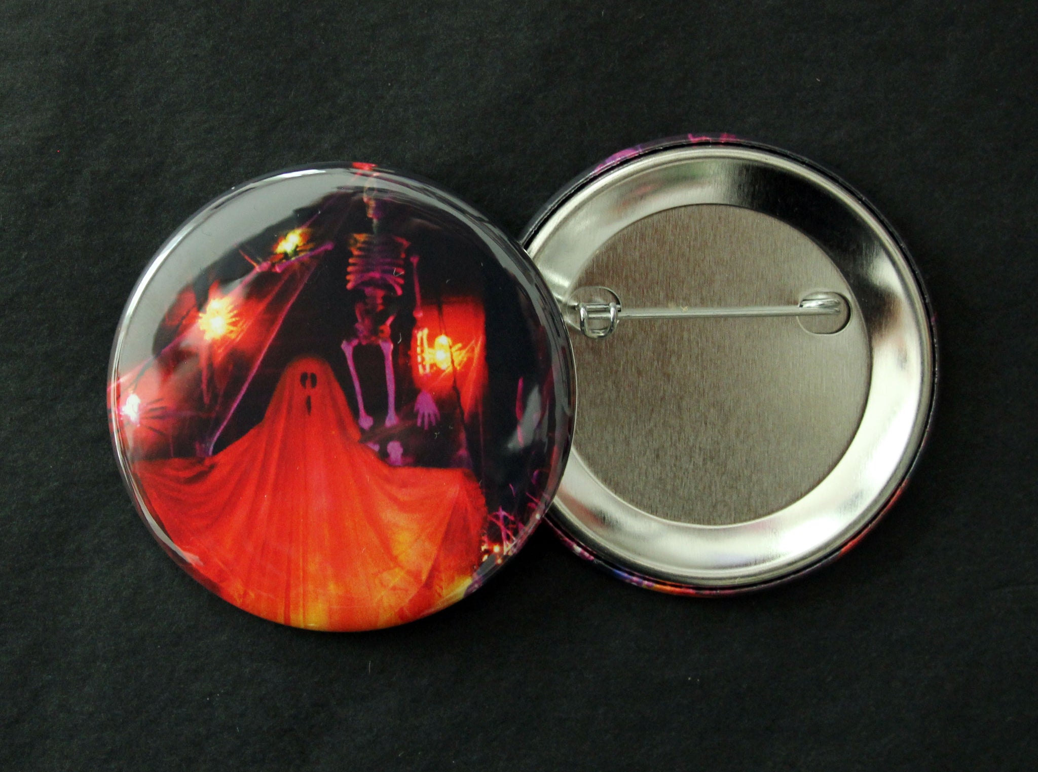 Halloween Nostalgia Jumbo Button / Glowing Ghost