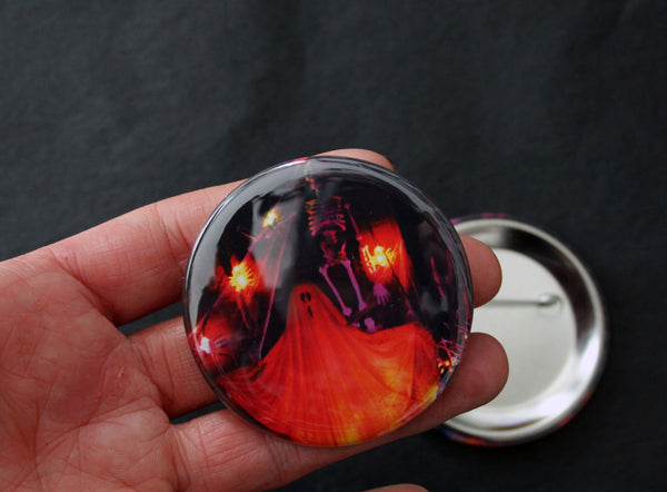Halloween Nostalgia Jumbo Button / Glowing Ghost