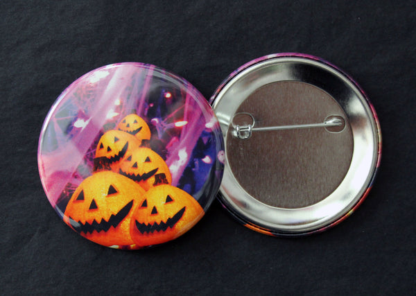 Halloween Nostalgia Jumbo Button / Glowing Pumpkins