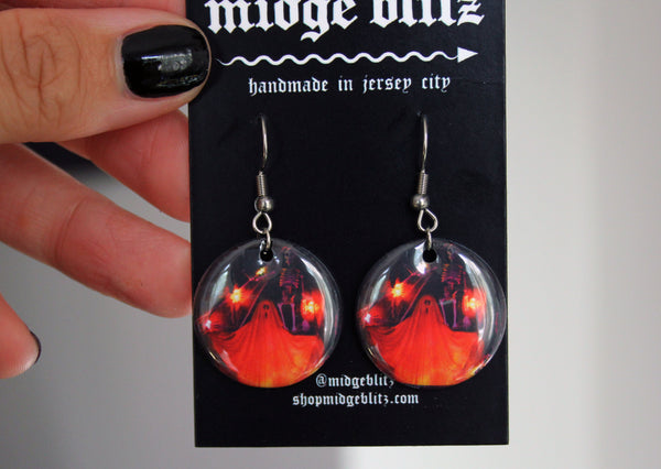 Halloween Nostalgia Earrings / Glowing Ghost