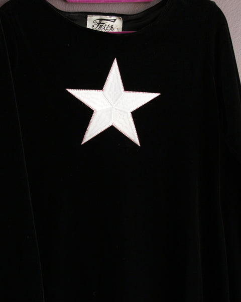 Whimsigoth 90's Vintage Star Dress / One of a Kind