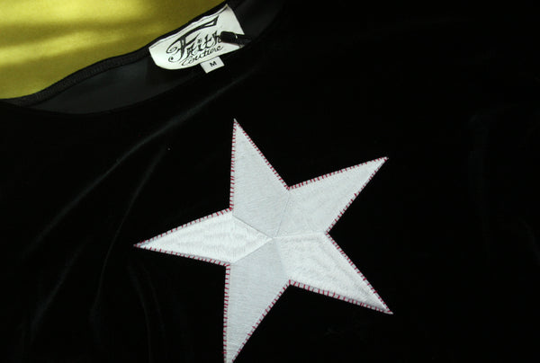 Whimsigoth 90's Vintage Star Dress / One of a Kind