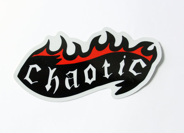 Chaotic Metallic Vinyl Sticker