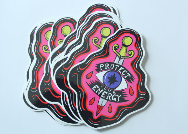 Protect Your Energy Vinyl Sticker