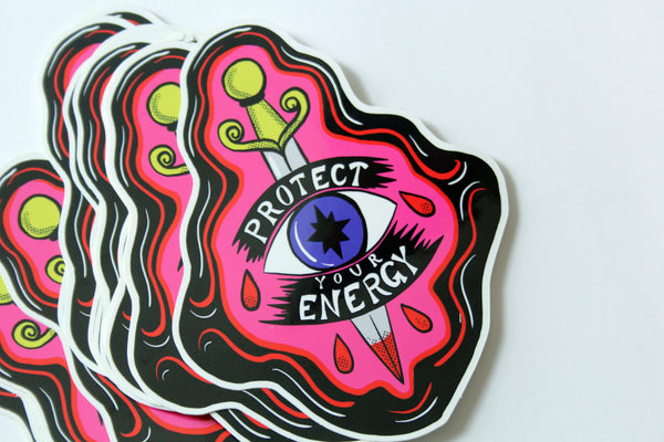 Protect Your Energy Vinyl Sticker