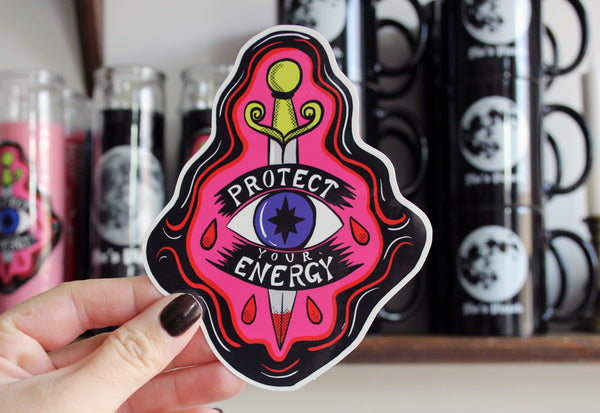 Protect Your Energy Vinyl Sticker
