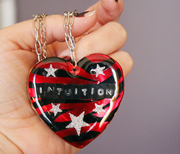 INTUITION Up-cycled Heart Necklace