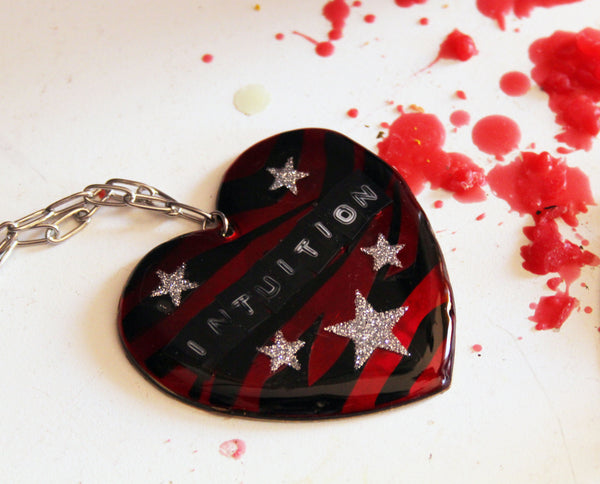 INTUITION Up-cycled Heart Necklace