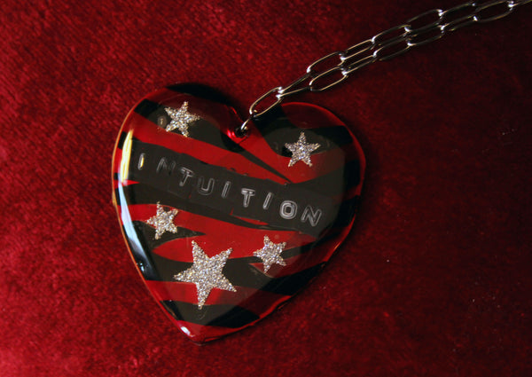 INTUITION Up-cycled Heart Necklace