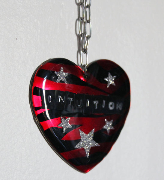 INTUITION Up-cycled Heart Necklace