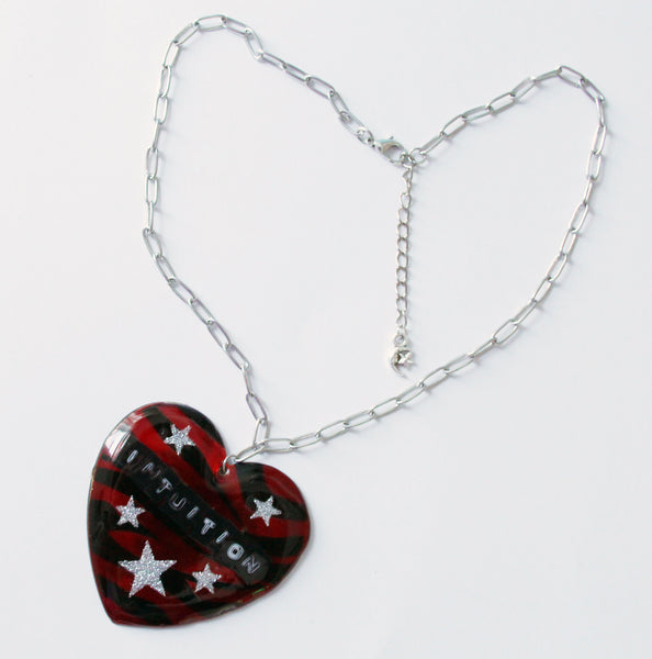INTUITION Up-cycled Heart Necklace