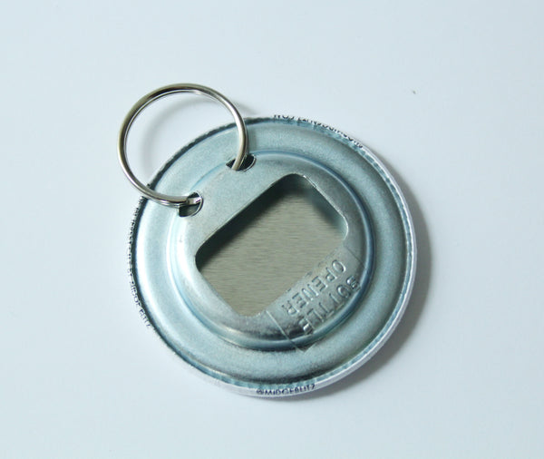 You Can't Hurt Me on NJ Transit Keychain Bottle Opener